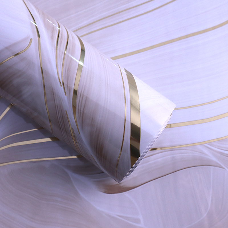 factory wholesale modern design Self Adhesive IXPE Waterproof UV Marble Wall Sticker for Household Use