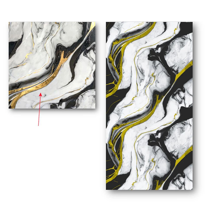 Removable Reusable Design Premium Marble Wall Sticker Peel and Stick Wallpapers for Easy Home Decoration