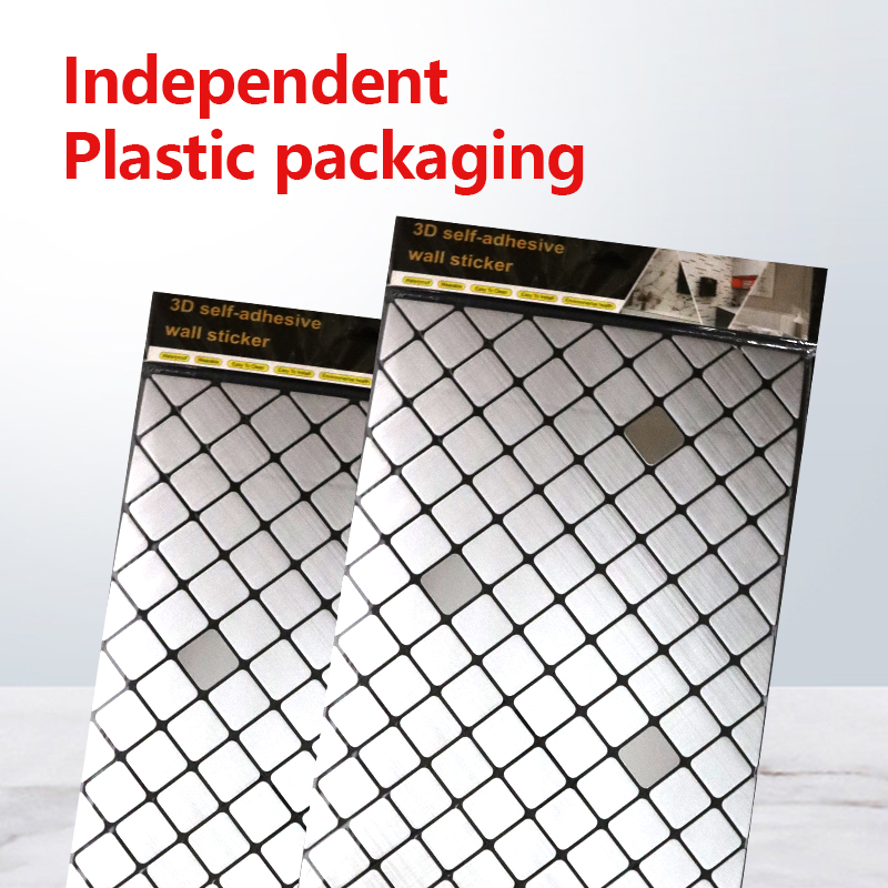 Sound Insulation IXPE mosaic wall sticker custom self adhesive home decor wall sticker 3d for living room kitchen