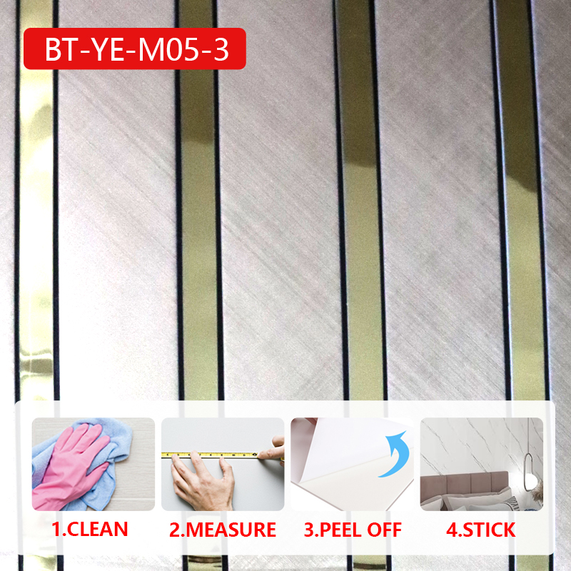 Sound Insulation IXPE mosaic wall sticker custom self adhesive home decor wall sticker 3d for living