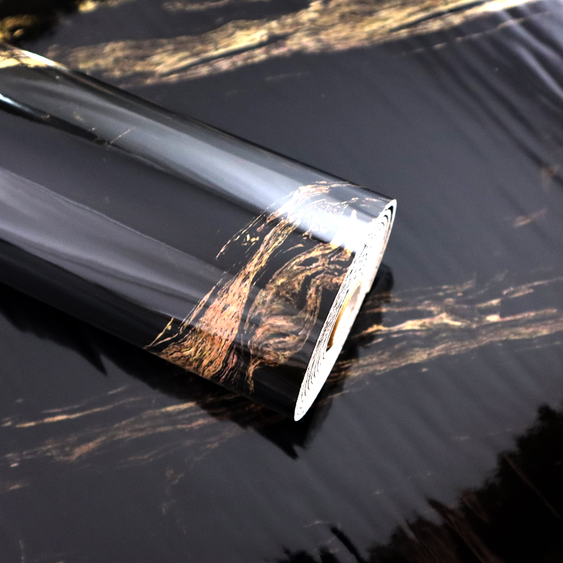 Easy Clean Surface Self-Adhesive Wall Paper Marble Sheet Sticker for Living Room and Bedroom