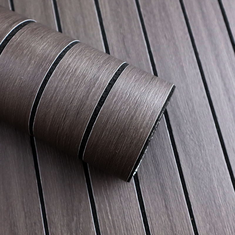 OEM Home Decor 3d grille self adhesive wall sticker Removable wood grain IXPE fluted wall panel sticker