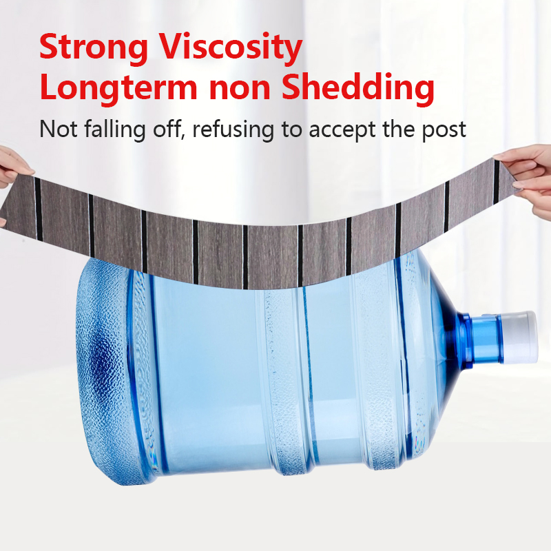 OEM Home Decor 3d grille self adhesive wall sticker Removable wood grain IXPE fluted wall panel sticker