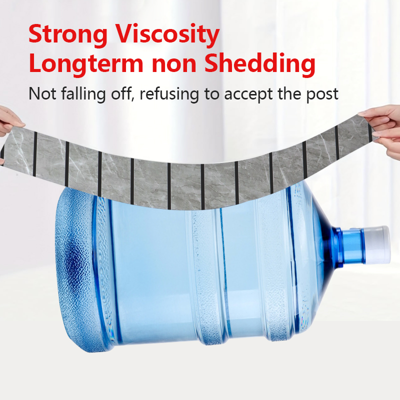 wholesale 3d self adhesive wood pattern sticker oil proof fluted wall stickers for kitchen living room