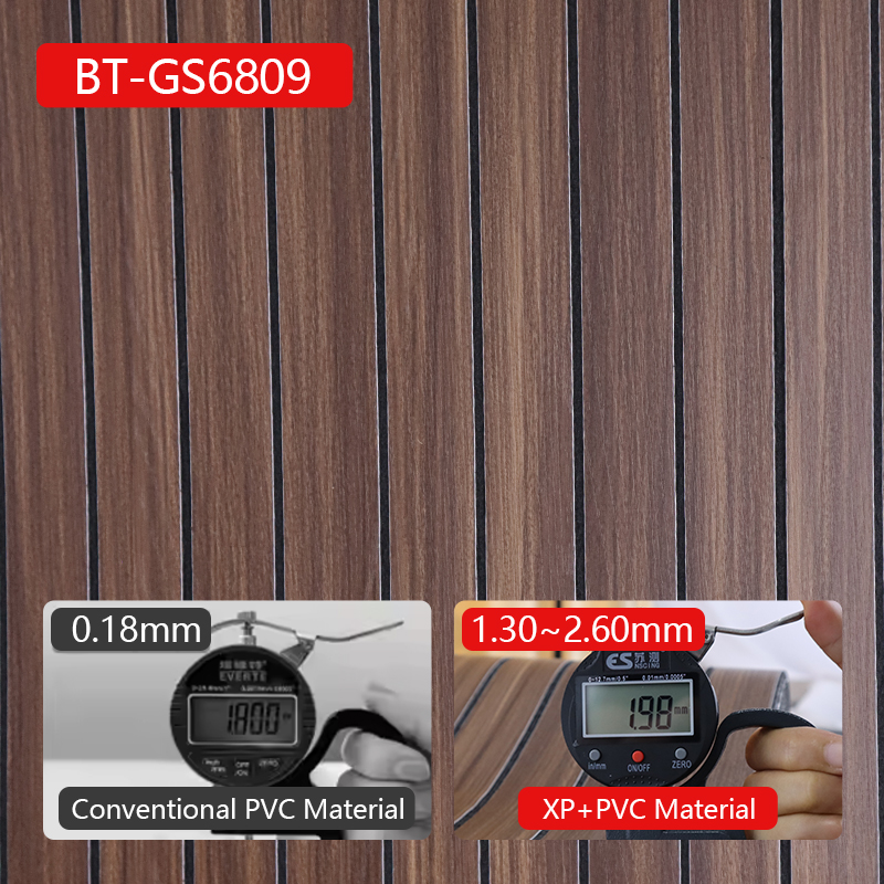 OEM Home Decor 3d grille self adhesive wall sticker Removable wood grain IXPE fluted wall panel stic