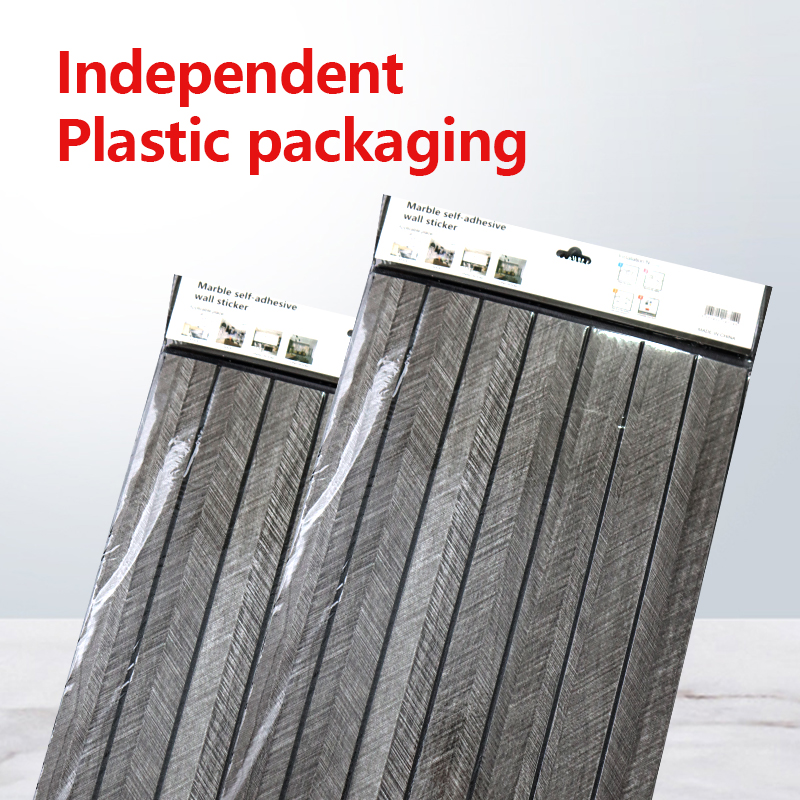 modern home Self Adhesive IXPE Fluted Wall Sticker Durable fashion wood pattern grille wall stickers